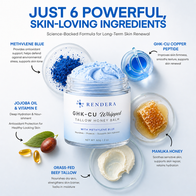 GHK-Cu Whipped Tallow Honey Balm